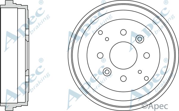 APEC BRAKING Тормозной барабан DRM9105